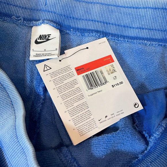 Nike Jogger Pants Sportswear Sweatpants Basketball Blue Large DZ3054-480 NEW! - Picture 3 of 15